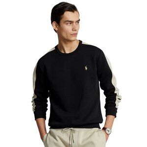 Polo Ralph Lauren Men's Double-Knit Crewneck Pullover Black B4HP